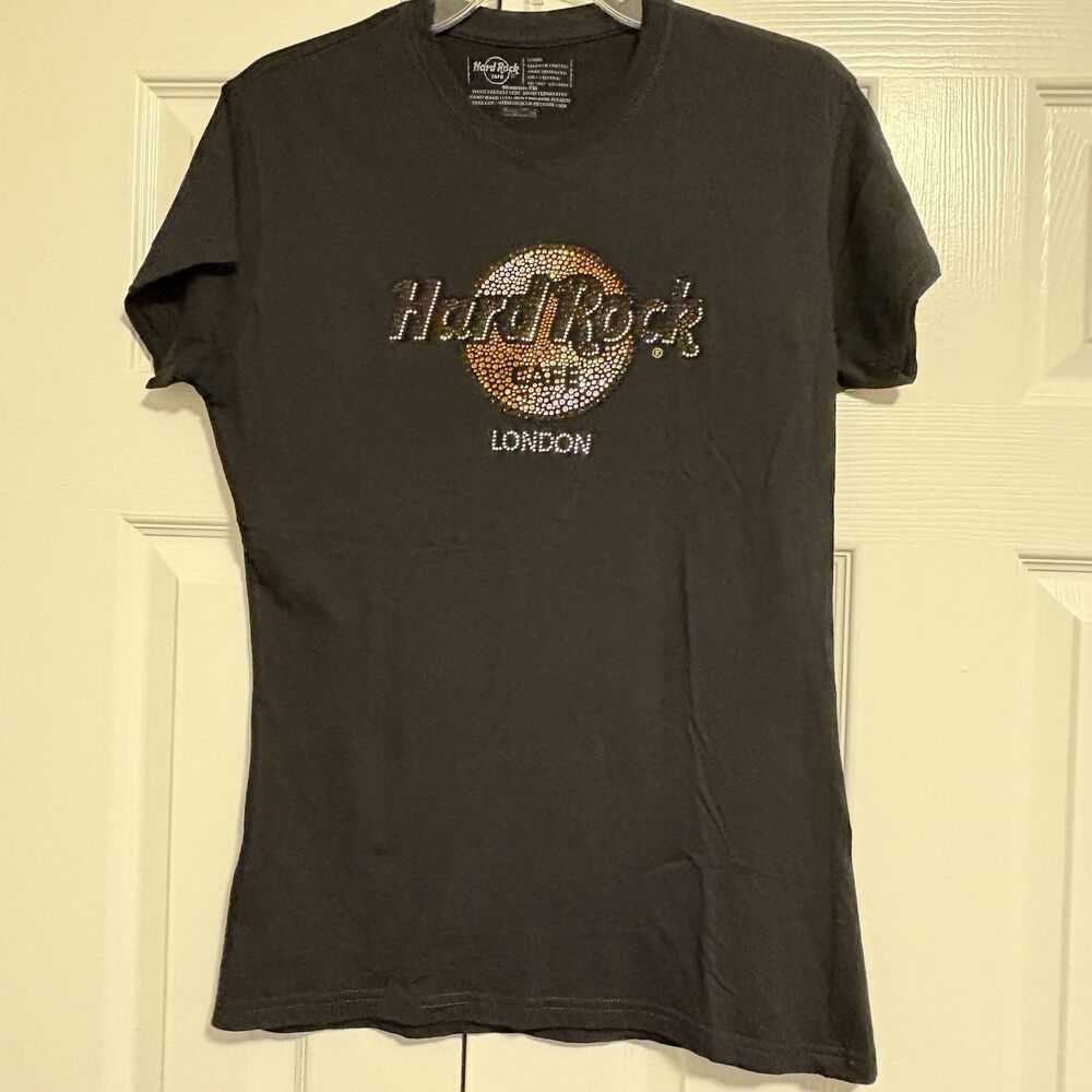 Hard Rock Cafe London Women’s T-Shirt Size Large Black